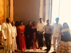 VIPs at Rahul Komati Wedding Function